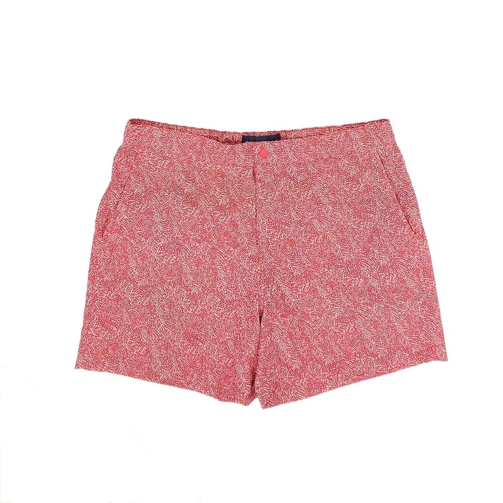 NEW Abercrombie 5 Inch Swim Trunks Resort Shorts Red Frat Boy Preppy Minimal XL